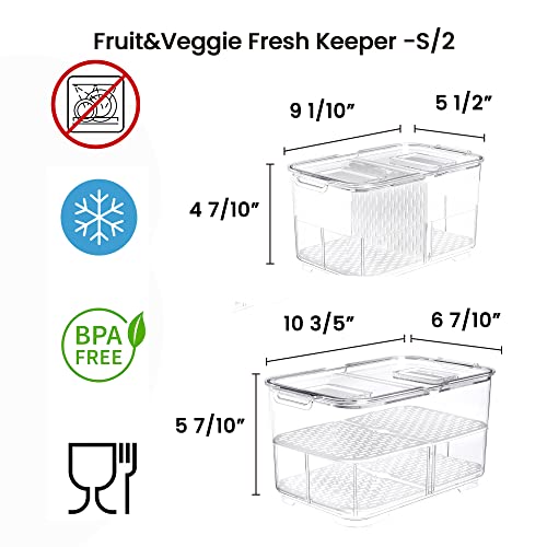 Produce Saver with Lids (2 Count)
