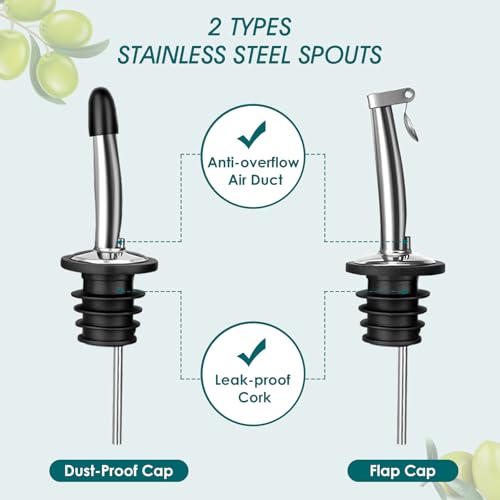 20 Oz Ceramic Olive Oil Dispenser Bottle (20 Count)