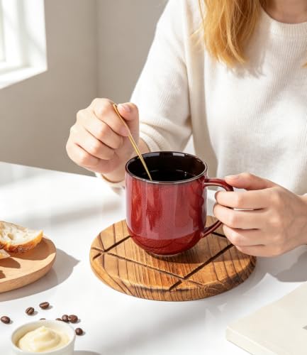 Ceramic Coffee Mugs Set of 6 (6 Count)