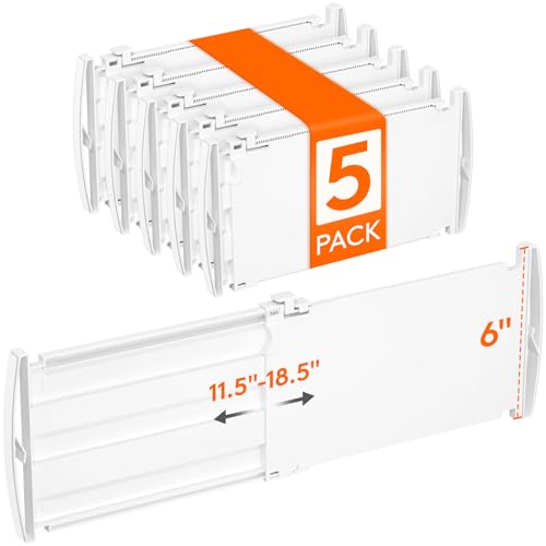 6" Tall Drawer Dividers (5 Count)
