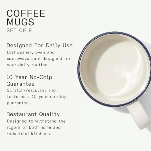 Cookware Coffee Mug Set of 8 (8 Count)