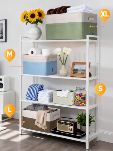 1 Pack Fabric Closet Storage Bins for Shelves