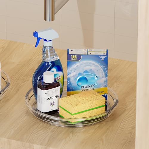 4 Pack Lazy Susan Organizer Turntable for Cabinet