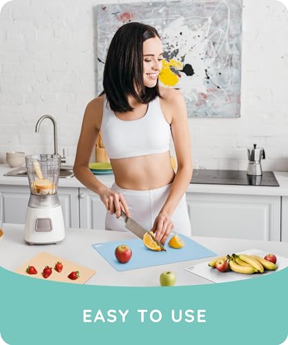 Extra Thick Flexible Cutting Boards for Kitchen (3 Count)