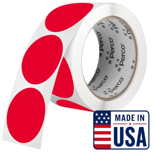 Red Round Circle Dot Sticker 2
