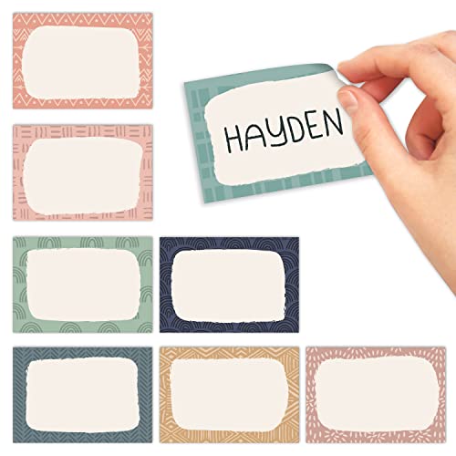 Self Adhesive Name Tags Sticker (56 Count)