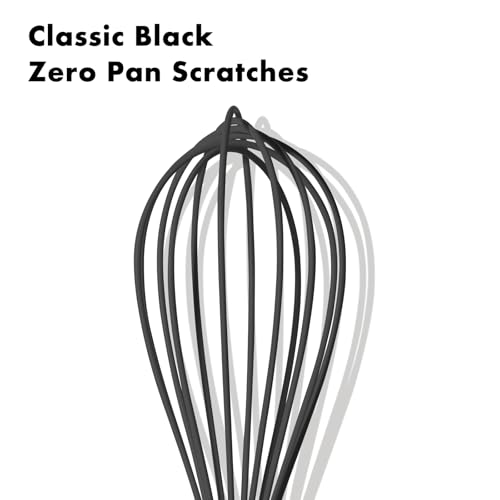 10 Inch Black Silicone Whisk