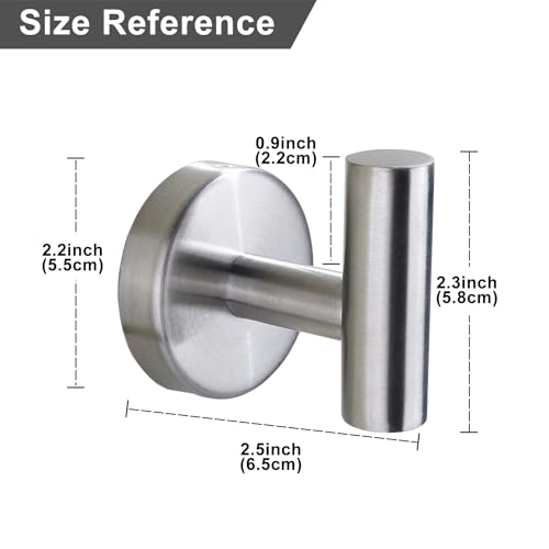 Towel Hook for Bathroom (2 Count)