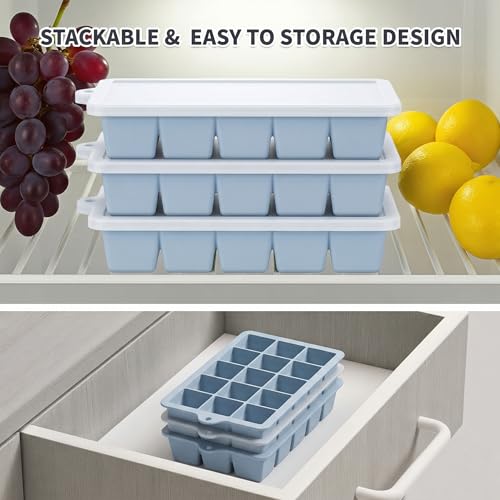 Silicone Ice Cube Tray 2 Pack (2 Count)