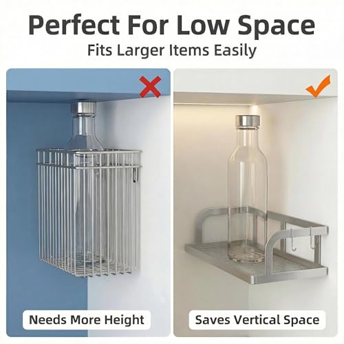 2 Pack 16.5" Extra Long Slim Hollowout Shower Caddy (2 Count)
