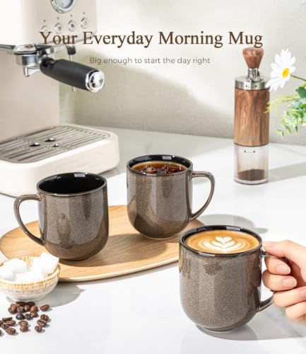Ceramic Coffee Mugs Set of 6 (6 Count)