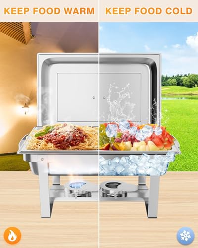 Chafing Dishes for Buffet 2 Pack (2 Count)