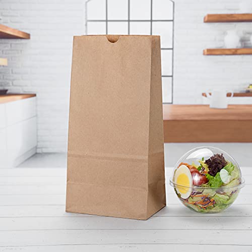 Bag Tek 8 LB Disposable Lunch Bags 100 Sturdy Take (100 Count)