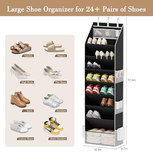 Shoe Storage Over the Door Shoe Organizer (2 Count)