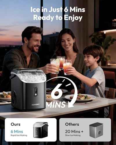 Nugget Ice Maker Countertop with Handle