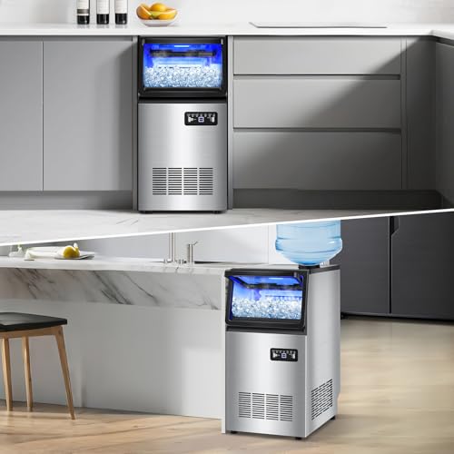 Commercial Ice Maker Machine Dual Water Inlet Options