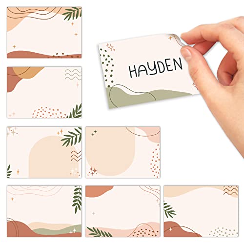 Self Adhesive Name Tags Sticker (56 Count)