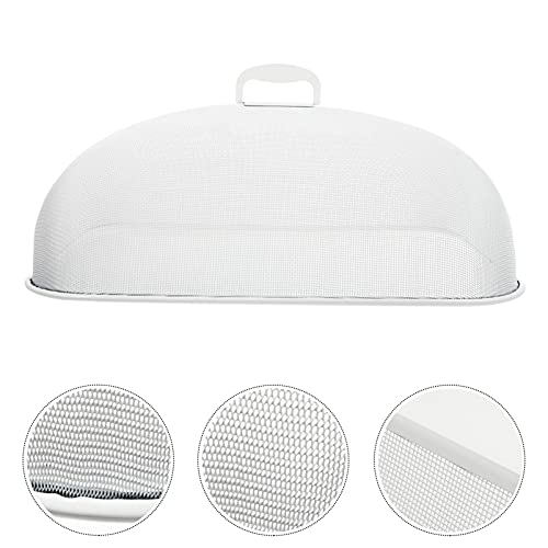 Extra Large Metal Mesh Food Cover 18.50 X 13.38 X 5.90 in Dish Cover Storage for Outdoor Picnics Garden Parties Camping Protects Food from Insects