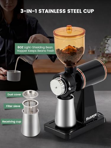 60mm Flat Burr Coffee Grinder