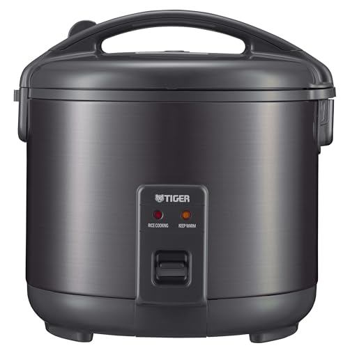 JNP-S18U-KY 10 Cup Capacity Rice Cooker with Non-Stick Inner Pot, Retractable Power Cord, and Keep Warm up to 12 hours, Black (10 Count)