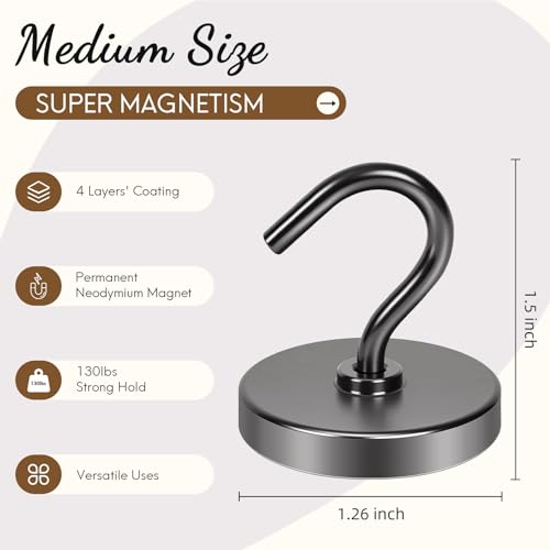 Magnetic Hooks (10 Count)