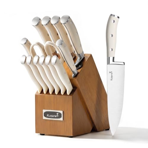 Kitchen Chef Knife Block Set (15 Count)