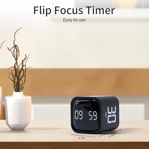 Productivity Timer Flip Gravity Sensor Cube Timer Countdown & Countup