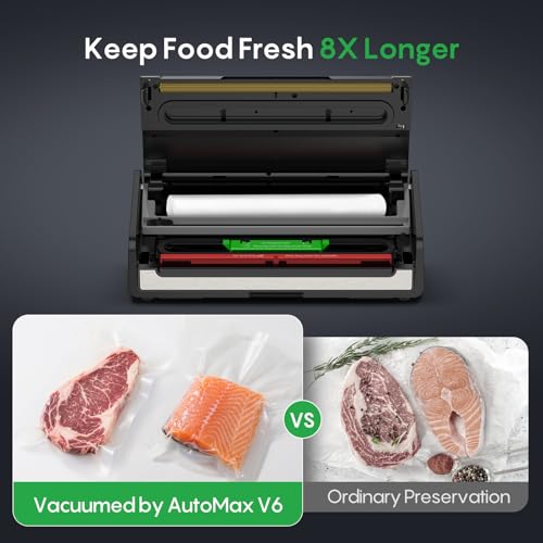 Food Vacuum Sealer with Automatic Bag Detection & Built