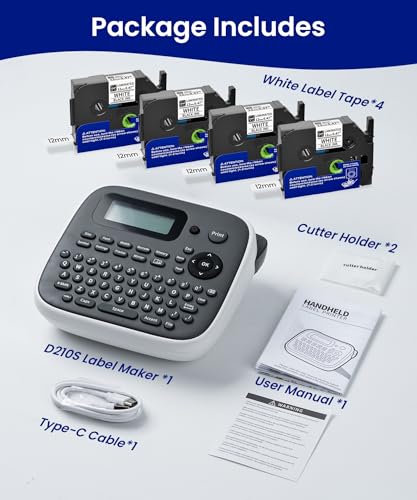 Label Maker Machine with Tapes (4 Count)