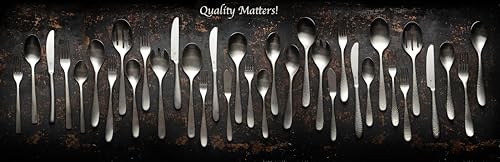 Matte Silverware Set