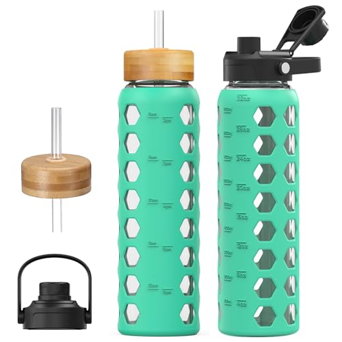 Glass Water Bottle
