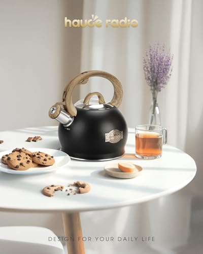 2.1 Qt Whistling Tea Kettle for Stovetop with Heat