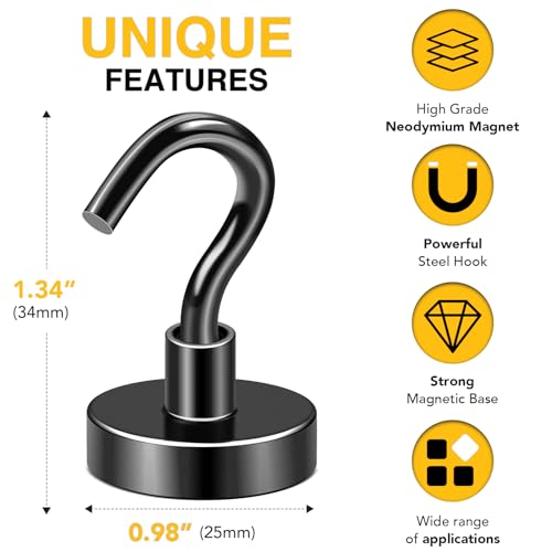 Magnetic Hooks (10 Count)