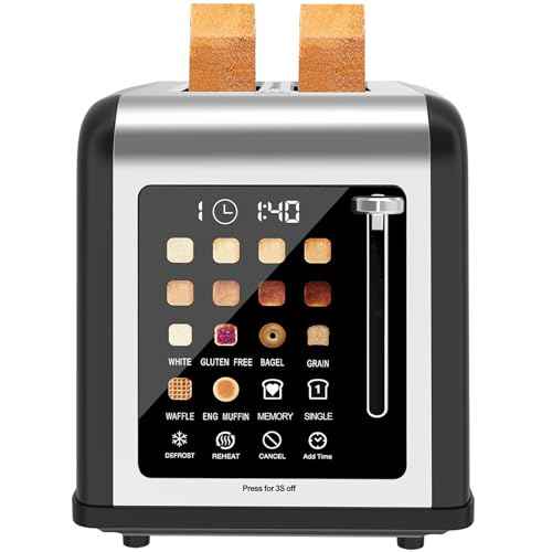 2 Slice Toaster Touch Screen