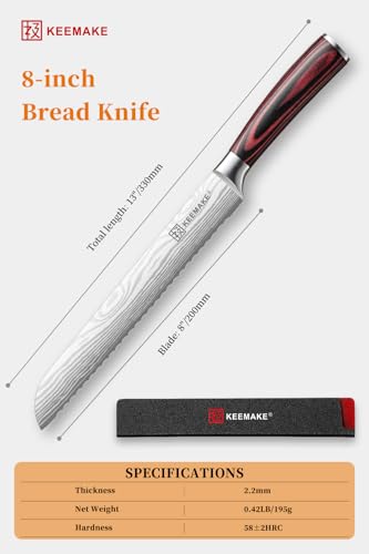 8 Inch Bread Knife for Homemade Bread