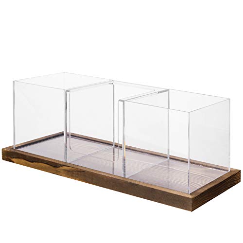 Coffee & Tea Station Organizer with Acrylic Compartments