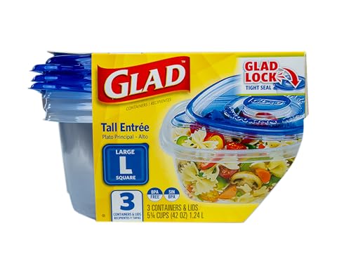 GladWare Tall Entree Containers (3 Count)