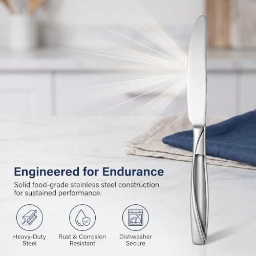 30 Piece Stainless Stee Silverware Set for 6 (30 Count)