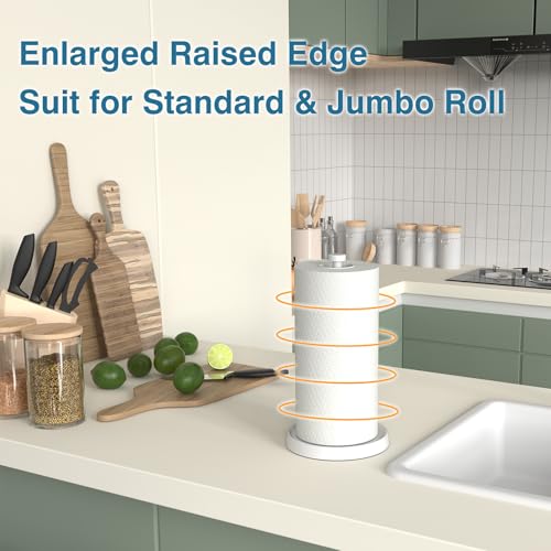 White Paper Towel Holder Countertop