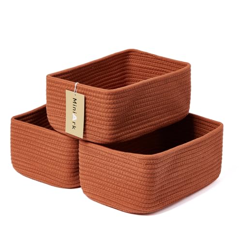 Small Storage Baskets for Organizing (3 Count)