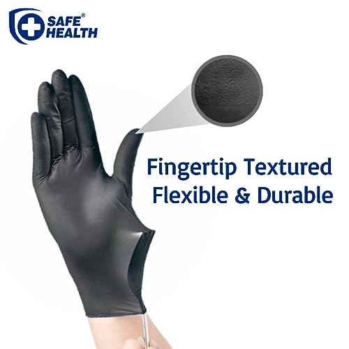 HD Industrial Nitrile Black Disposable Gloves