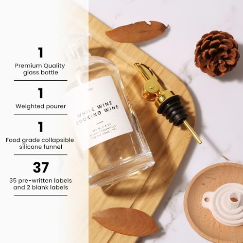 Glass Oil Dispenser Bottle for Kitchen