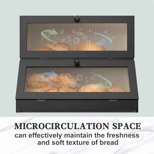 Bread Box for Kitchen Countertop