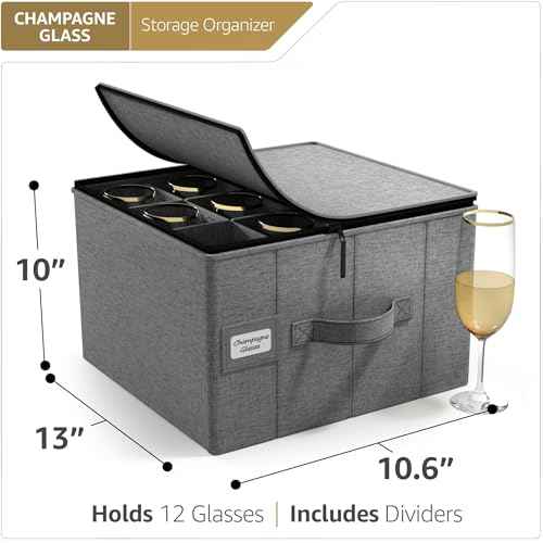 Champagne Flute Storage Box