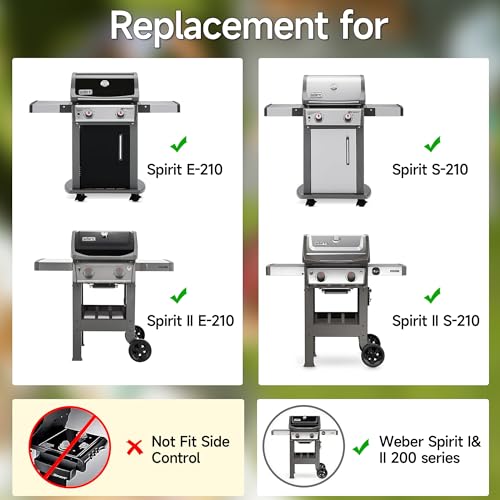 17.5’’ x 20.4'' Stainless Steel Grill Grates for Weber Spirit