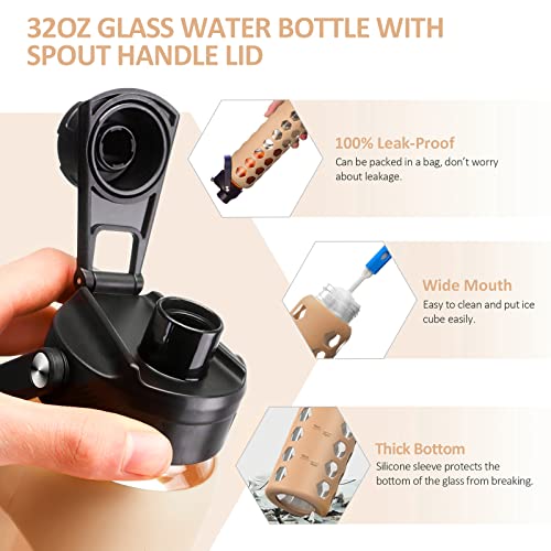 Glass Water Bottle