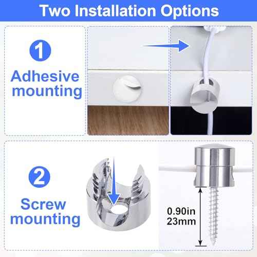 5 Sets Charger Holders for Cords (5 Count)