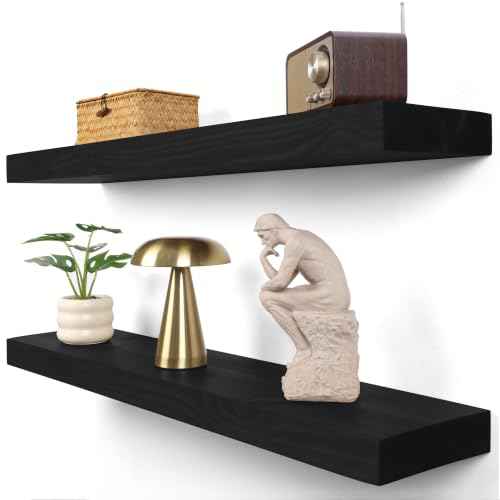Wood Floating Shelves Set of 2 (2 Count)