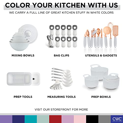 Kitchen Gadget Set Copper Plated Stainless Steel Utensils with Soft Touch Handles