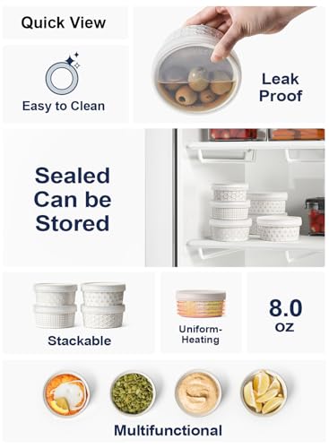 Ramekins Oven Safe with Lids